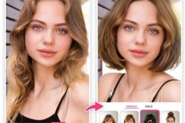 Aplicación gratuita para simular un corte de cabello en tu móvil