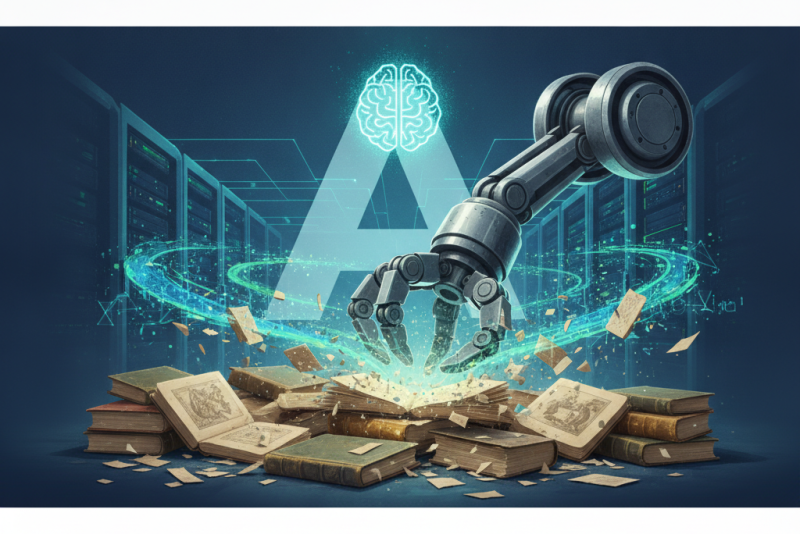 Amazon destrói livros raros para treinamento de inteligência artificial