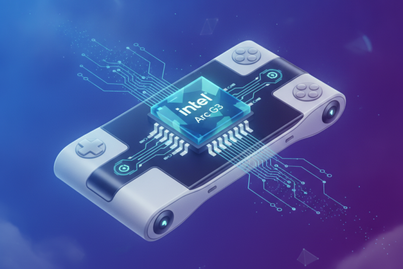Chips Intel Arc G3 podem equipar consoles portáteis com foco em custo-benefício
