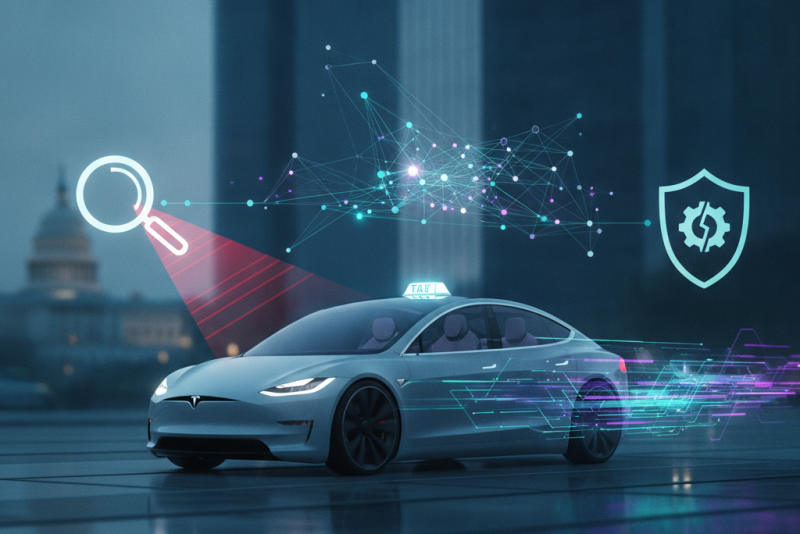 Tesla: Serviço de táxi autônomo recém-lançado sob investigação nos EUA