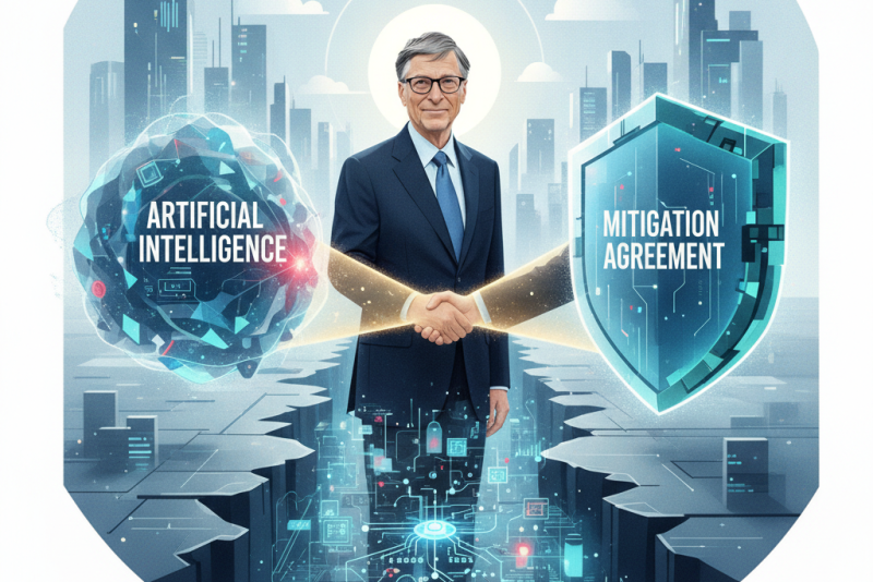 Bill Gates propõe acordo para mitigar riscos da inteligência artificial