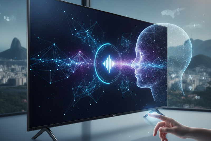 Samsung lança TV com assistente de voz no Brasil
